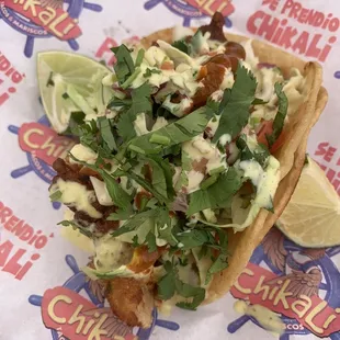 Fish tacos. Bomb!
