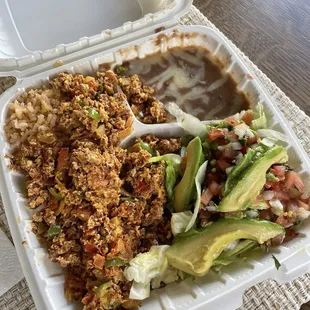 Huevos a la mexicana con chorizo