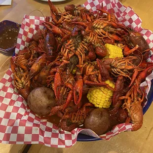 3lbs  crawfish