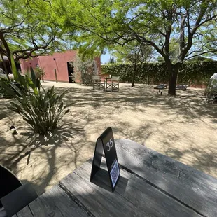 all seating is outdoors