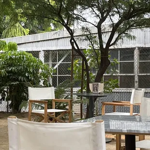 More outside seating