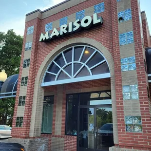 Entrance to the restaurant