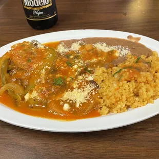 Chili Relleno plate