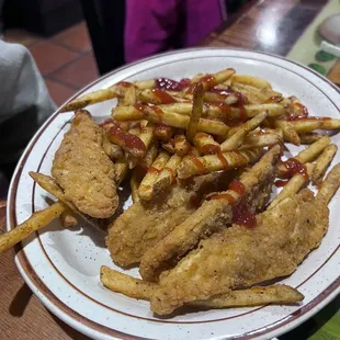 Chicken Tenders and Fries