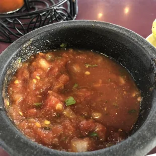 This salsa was fire!