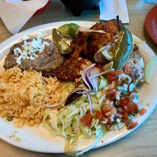 Half Chichken al carbon