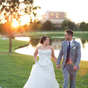 she captured the sunset perfectly!