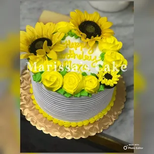 Sun Flower Cake