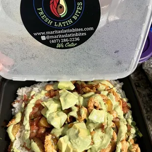 Rice Bowl with chicken