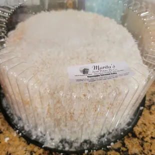 $47 whole Pineapple Coconut Cake, 2 layers (6/18/23)