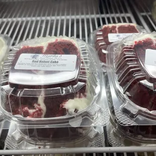 Red velvet cake slice 7/10