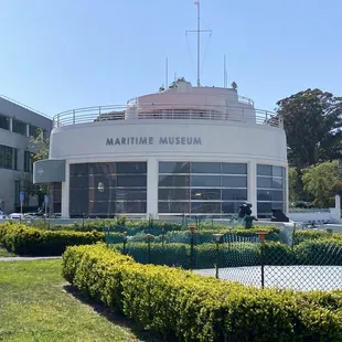 Side view of the museum