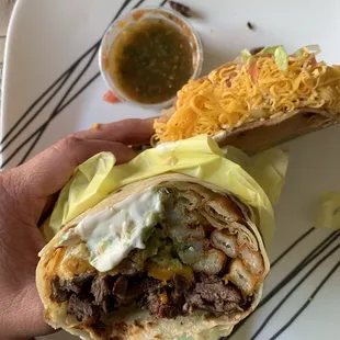 Shredded Beef Burrito