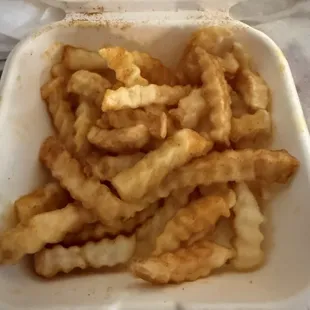 The seasoned fries