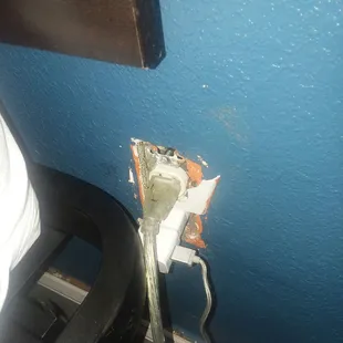 The receptacle that is a Fire Hazard,  or a  perfect place to Shock or Worse yourself,  or a loved one.