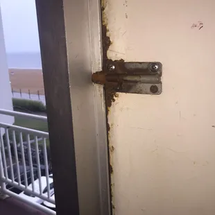 Did not even get to go on the balcony