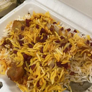 Baghali Polo with Chicken
