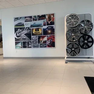 Picture in waiting area