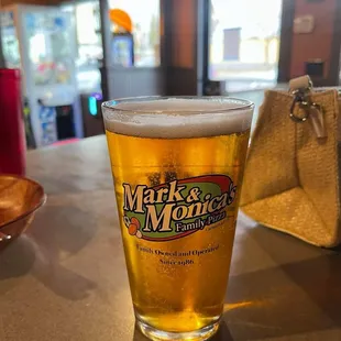 Beer on tap