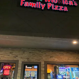 front of restaurant