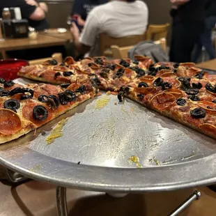 pizza, food