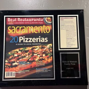 a sign for the restaurant
