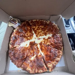 Sicilian style crust- pepperoni and sausage