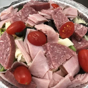 Antipasto salad so much meat and cheap!!! Delicious. Couldn't even eat it all.