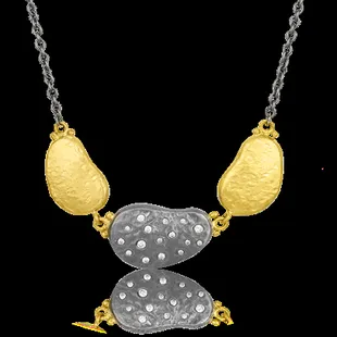 24k yellow gold and sterling silver by Lika Behar