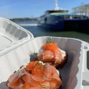 Bodega Bay Smoked Salmon Latkes