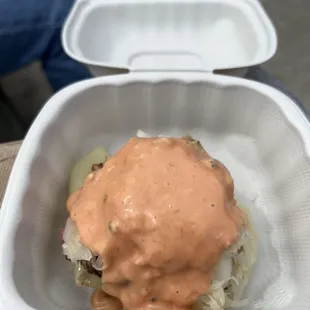 Pastrami Reuben Latkes