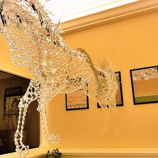 Life size horse sculpture at Altech Headquarters in Lexington, KY