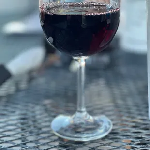 Glass of Cabernet