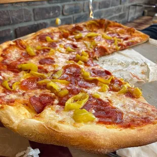pizza, food