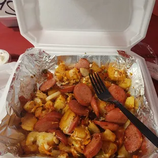 Sausage and taters
