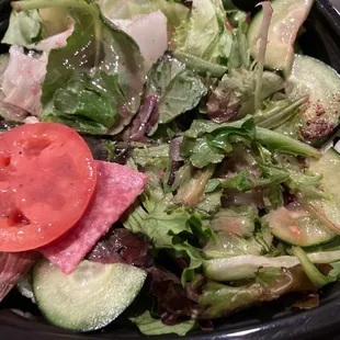 Aunt Polly&apos;s salad.  Could use the cheese and anchovy...