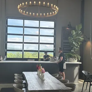 Tasting room.
