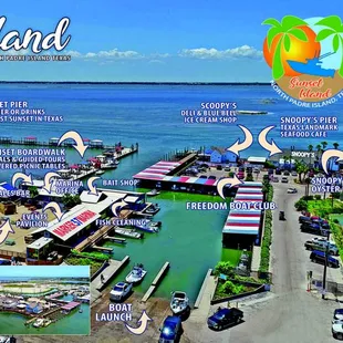 the location of sunset island