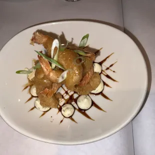 Tempura shrimp to start