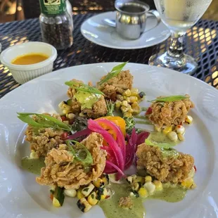 Cornmeal Crusted Oysters