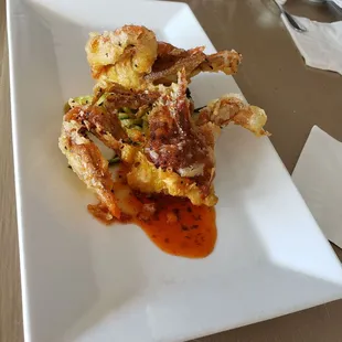 Fantastic soft shell crab.