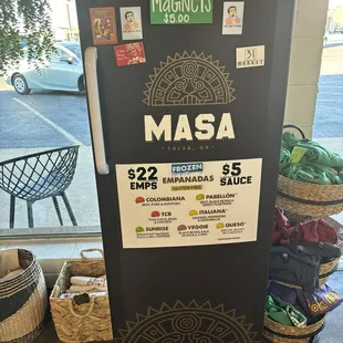 Refrigerator dedicated to empanada from Masa