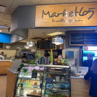 the interior of a restaurant