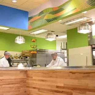 sushi and sashimi, interior