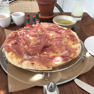 Prosciutto and Gruyere Pizza