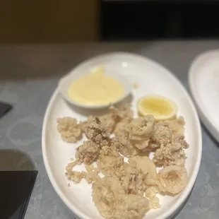 Rhode Island Calamari with Lemon aioli