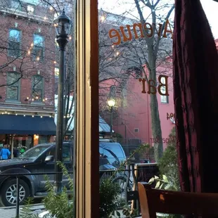 outside