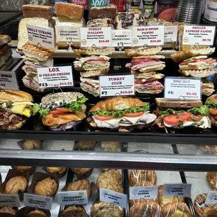 Display sandwiches