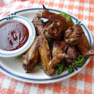 Smoked Whole Wings, appetizer.