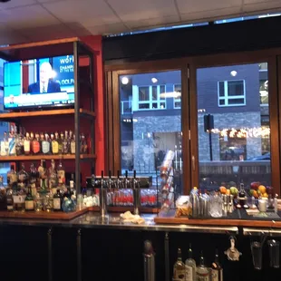 a man sitting at the bar